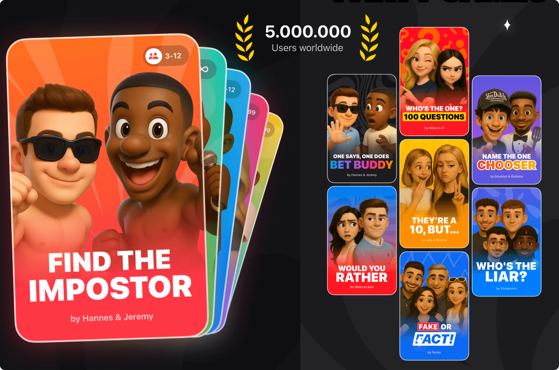 Splash – Mobile Application for Party Games With Friends